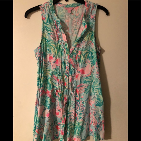 Lilly Pulitzer sleeveless Sarasota tunic - Picture 1 of 2